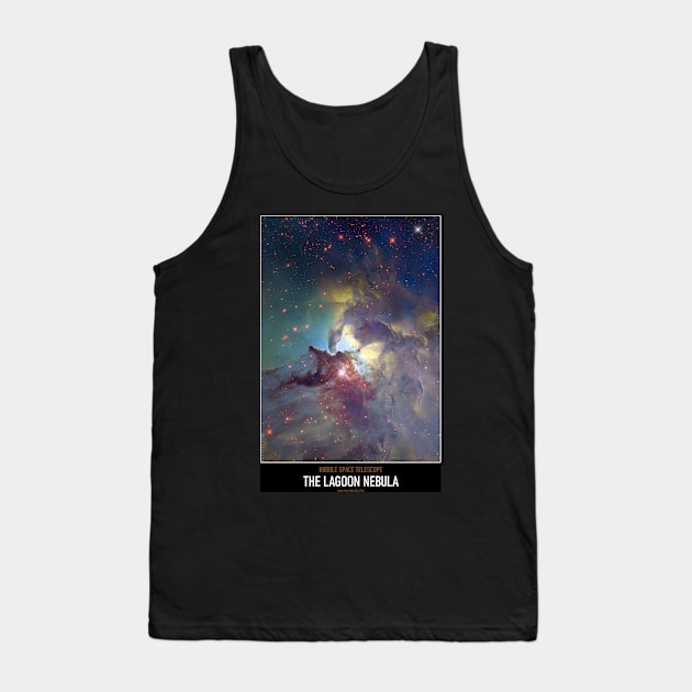 High Resolution Astronomy The Lagoon Nebula Tank Top by tiokvadrat